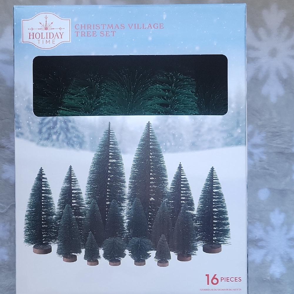 Christmas Village Tree Set